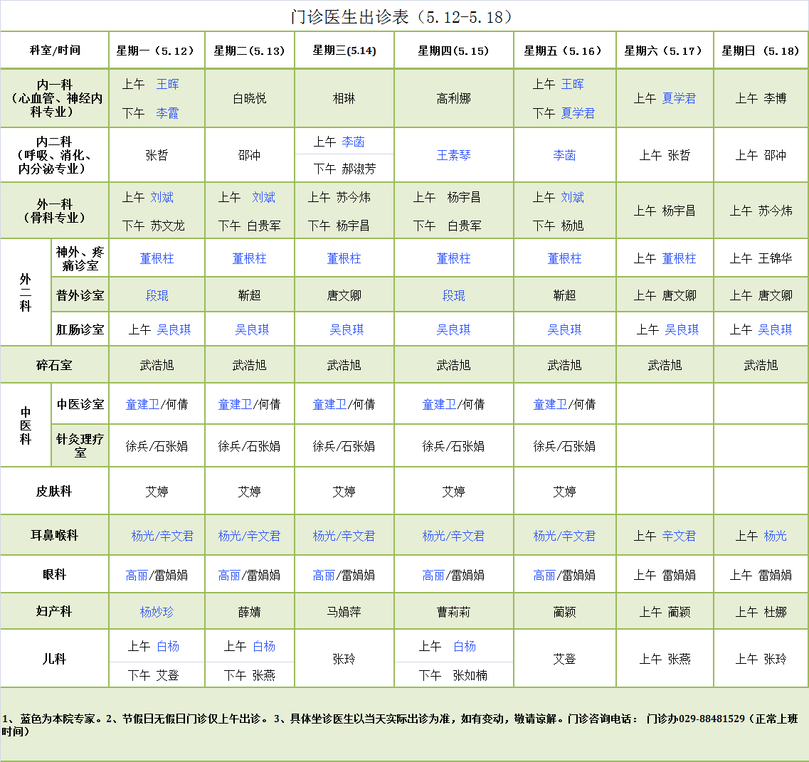 门诊医生出诊表5.12-5.18.png