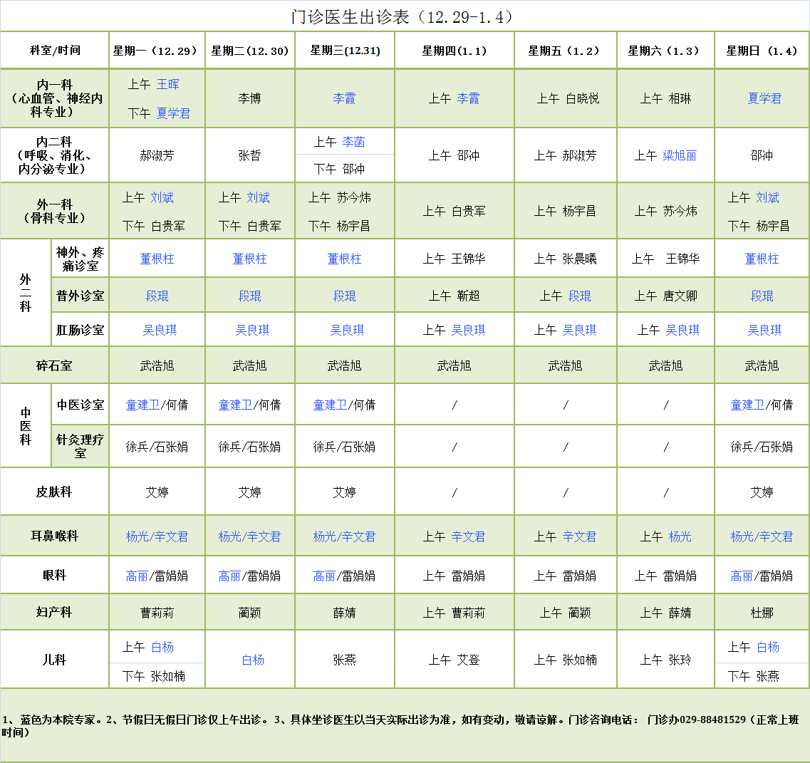 门诊医生出诊表12.29-1.4.png