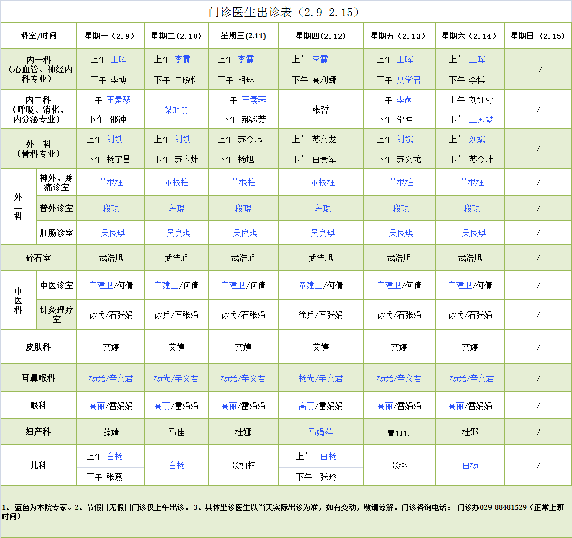 门诊医生出诊表2.9-2.15.png