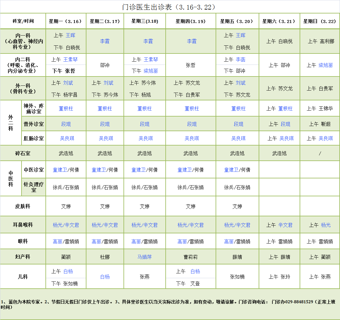 门诊医生出诊表3.16-3.22.png
